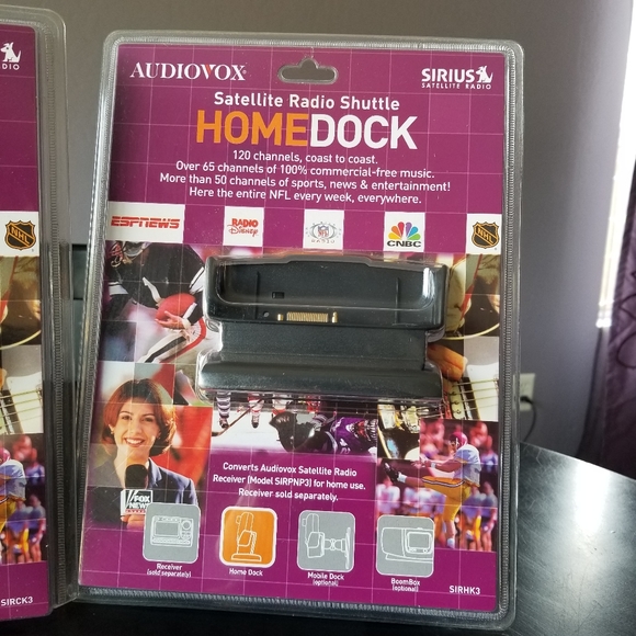 Audiovox Siruis Satellite Radio Receiver, Mobile Dock and Home Dock - Picture 4 of 7